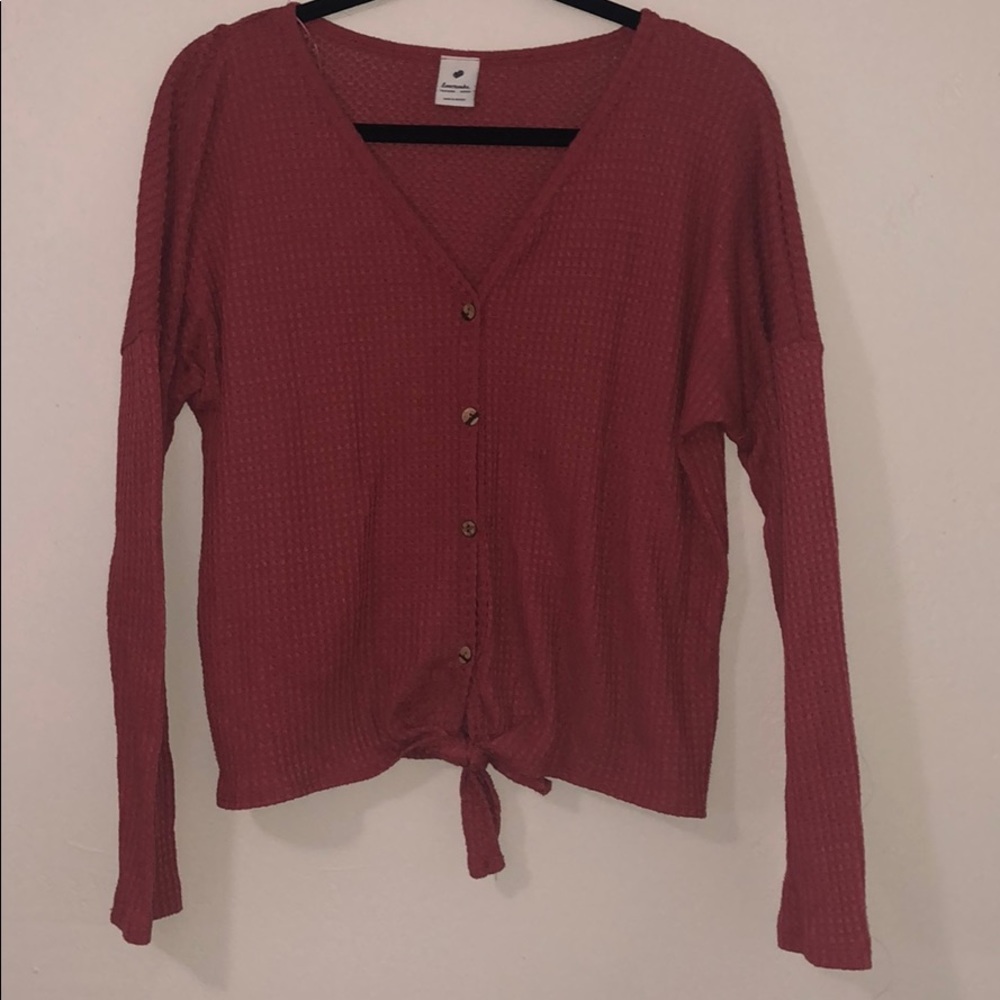 Rust red long sleeve